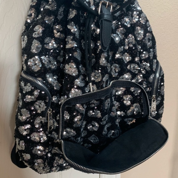 Victoria’s Secret Leopard Sequins Backpack - Picture 4 of 5